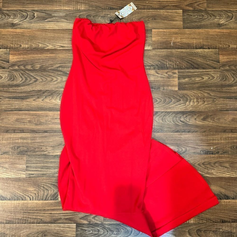 BH Red Maxi Dress
